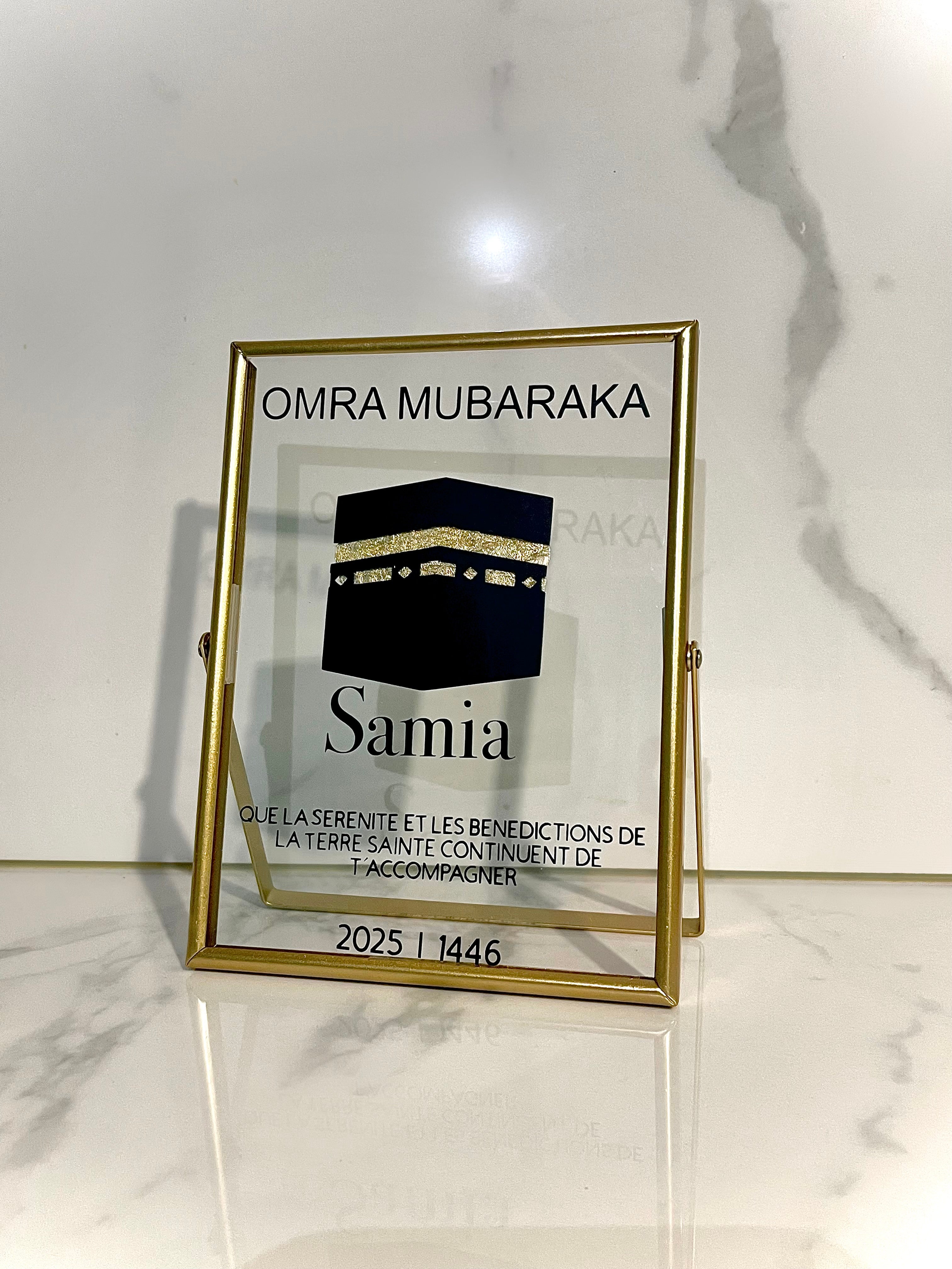 Cadre cadeau Omra/Hajj