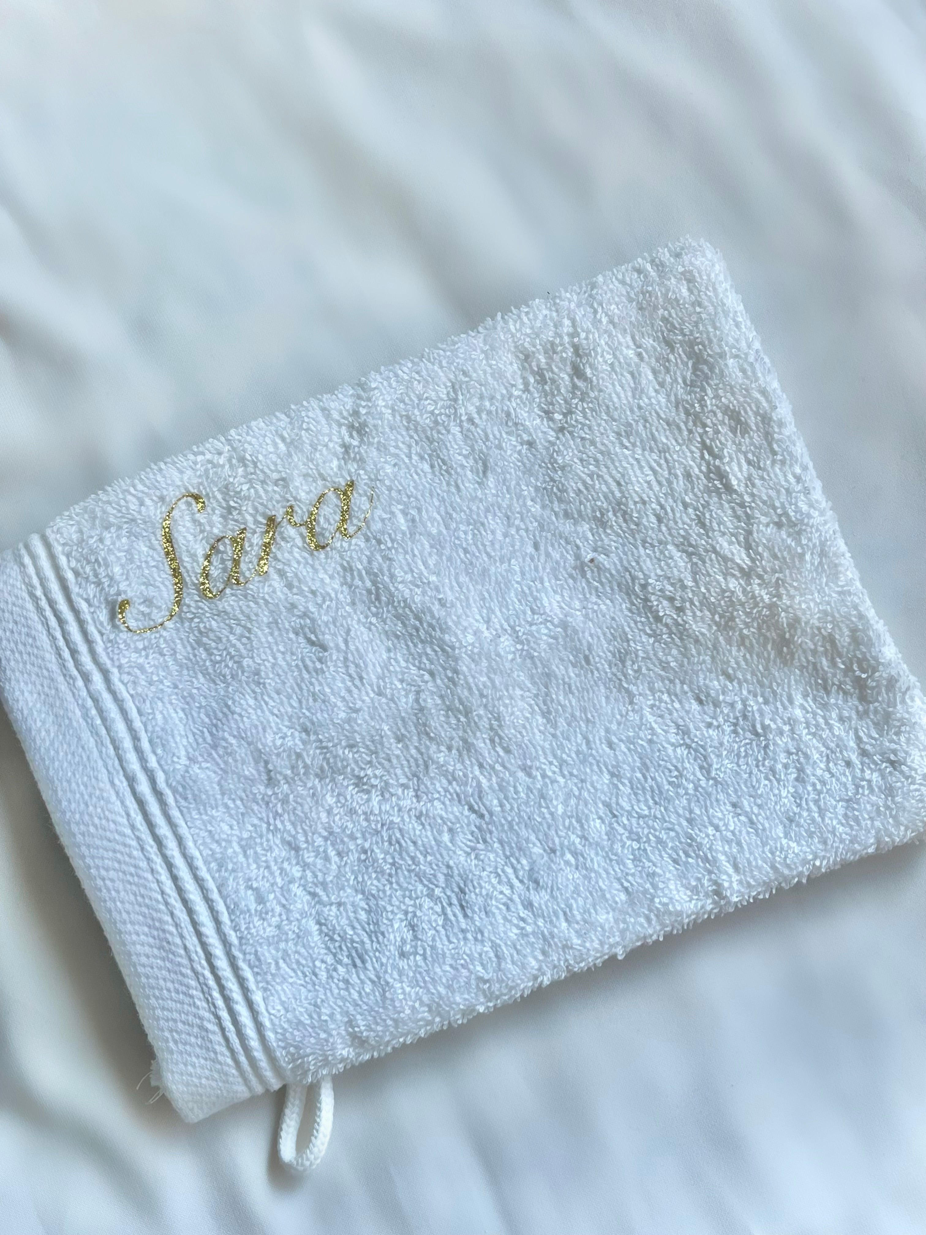 Gant de toilette personnalisé