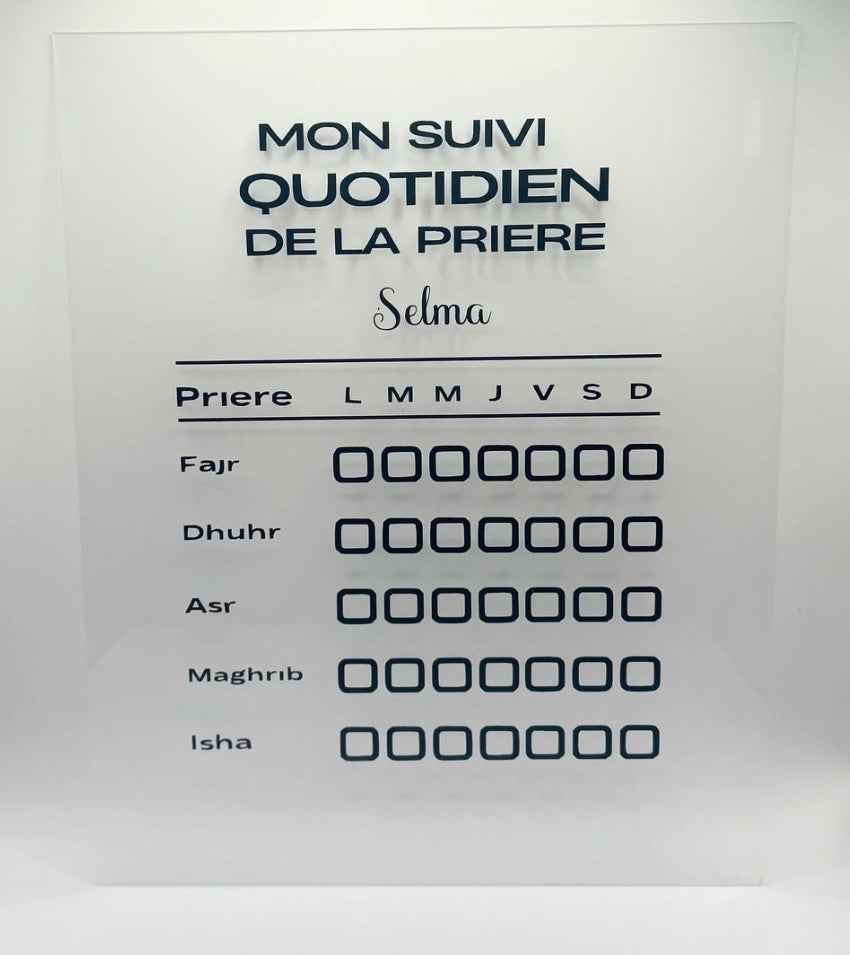 Mon Suivi Quotidien de la Prière