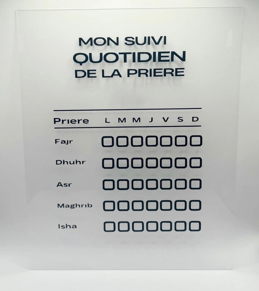 Mon Suivi Quotidien de la Prière