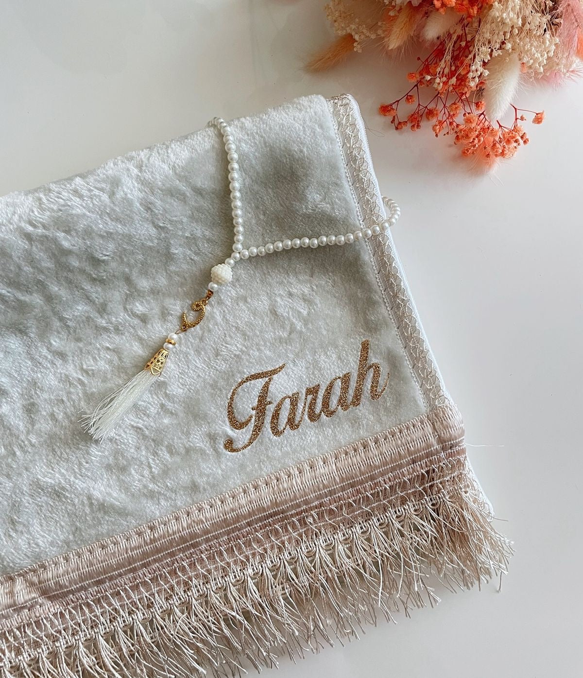 Tapis de prière personnalisé